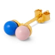 Double Colour Ball Earring