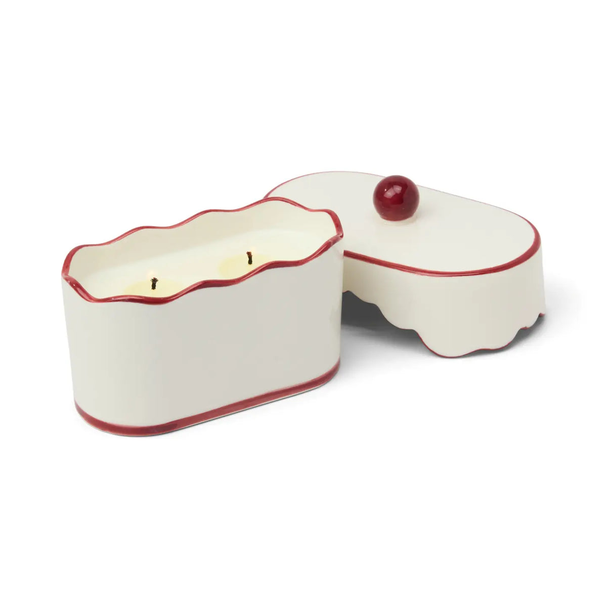 Ceramic Dish Candle - French Linen & Orris