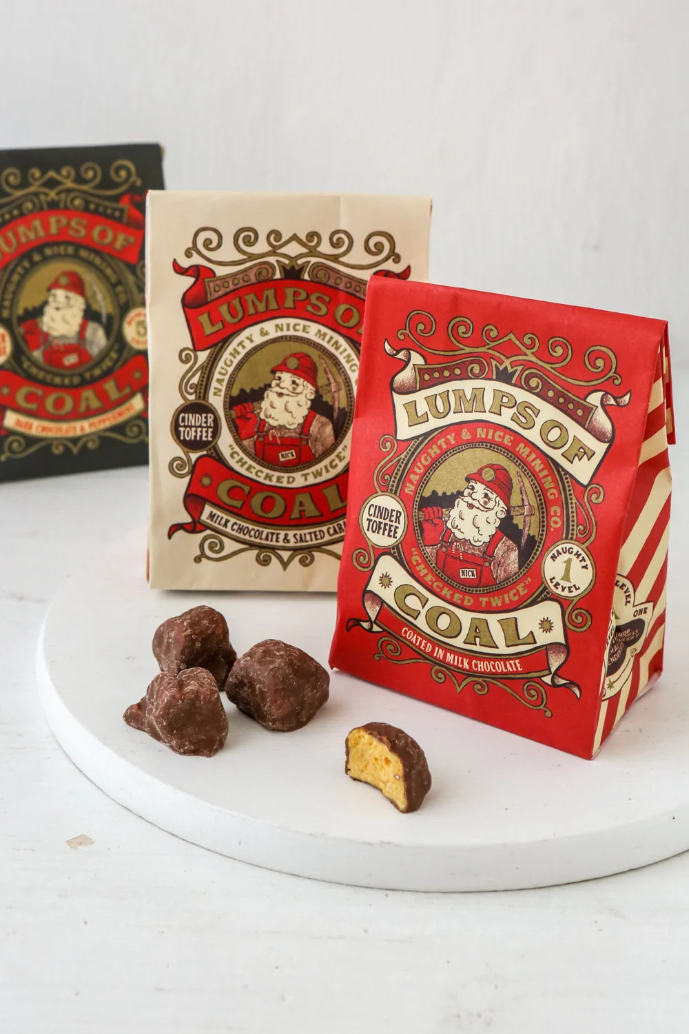 Lumps of Coal, Milk Chocolate & Salted Caramel