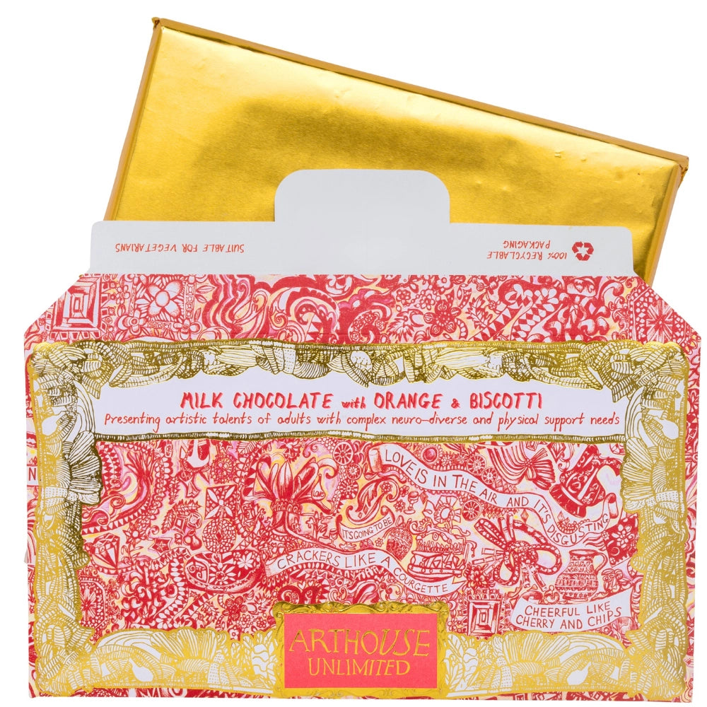 Milk Choc with Orange & Biscotti