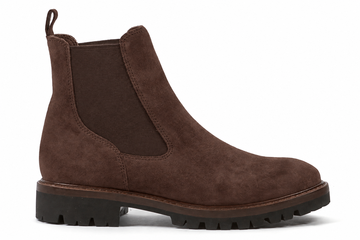 Another Trend Brown Suede Ankle Boots