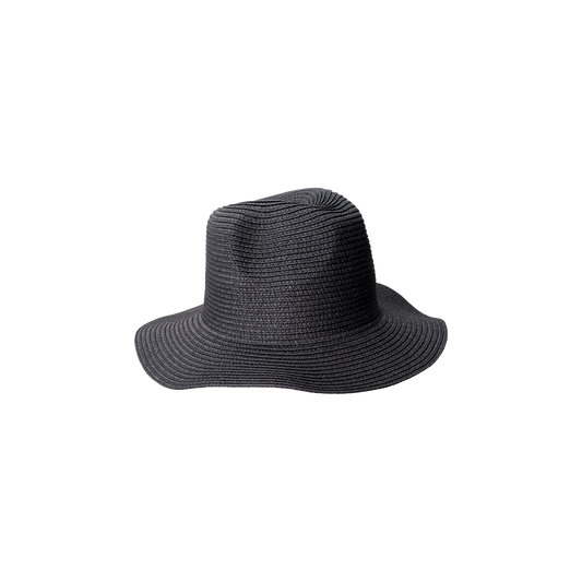 Collie Straw Hat Black