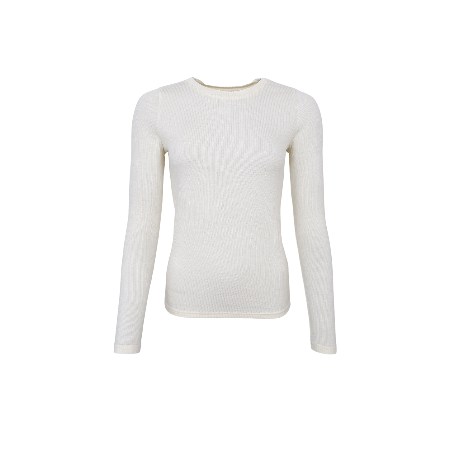 Basics Long Sleeve Top in Off White