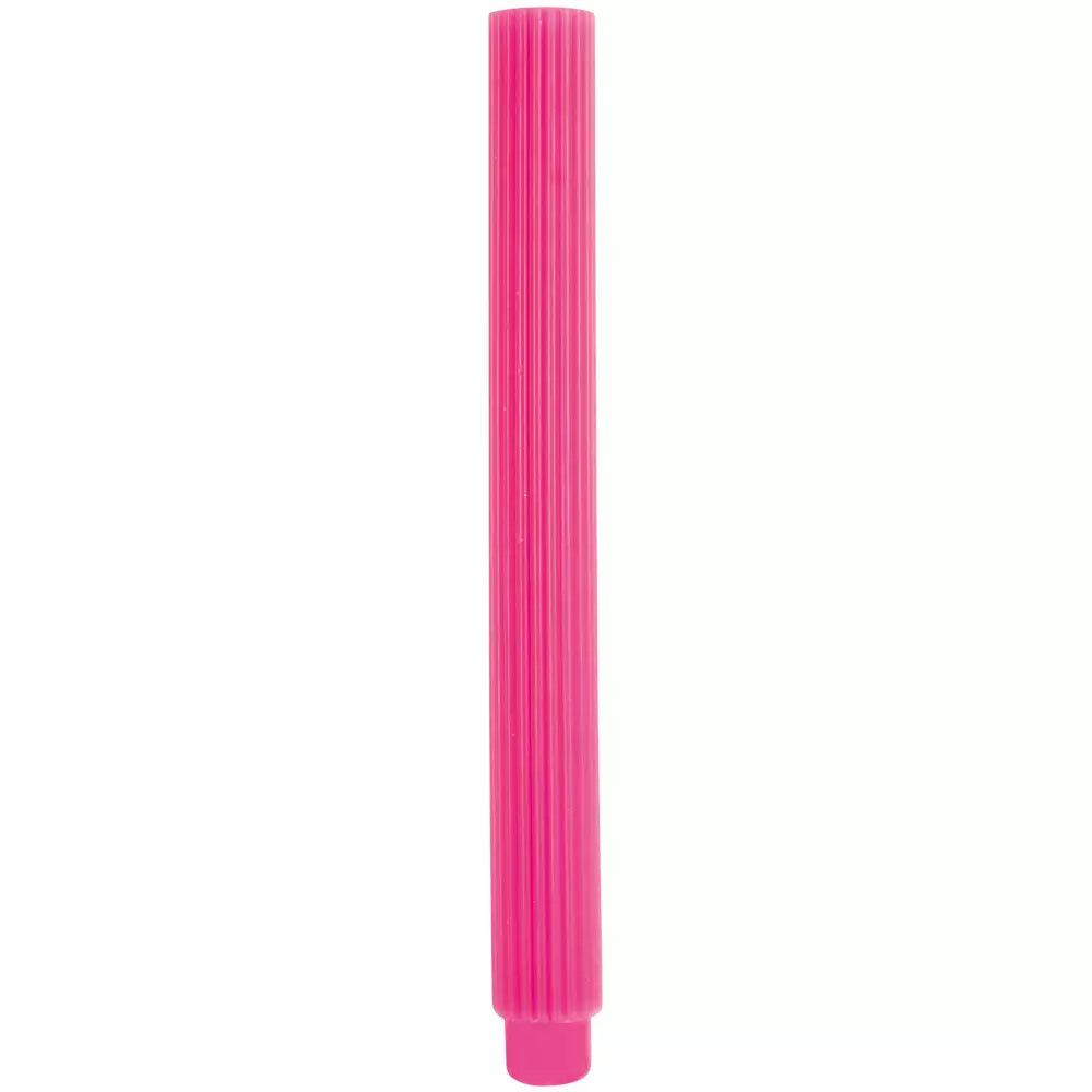 Scalloped Dinner Candle - Fuchsia