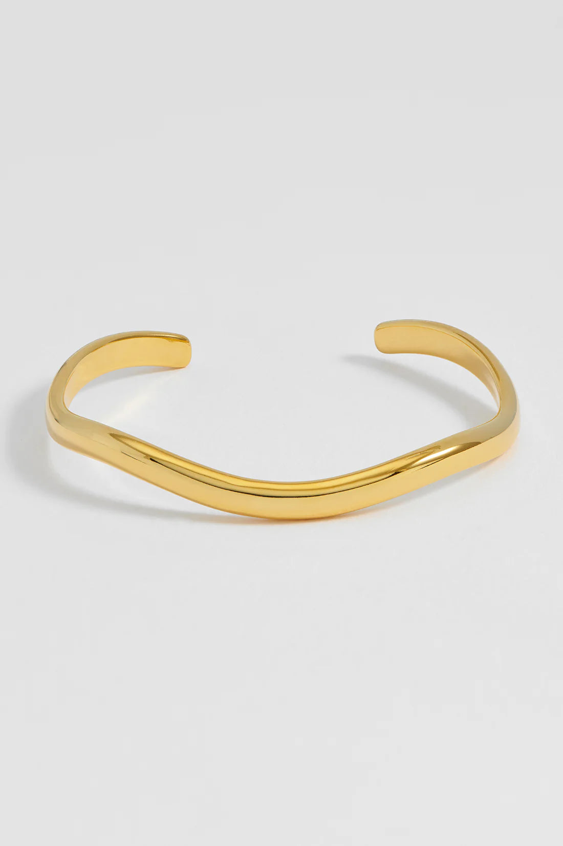 Wave Bangle - Gold