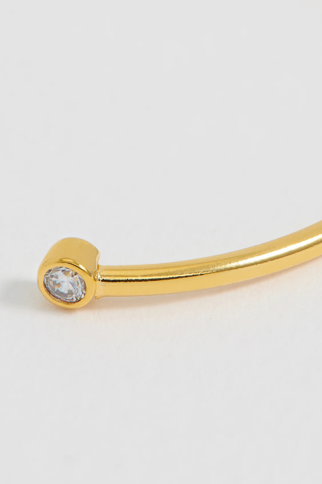 Fine Open Bangle - Gold