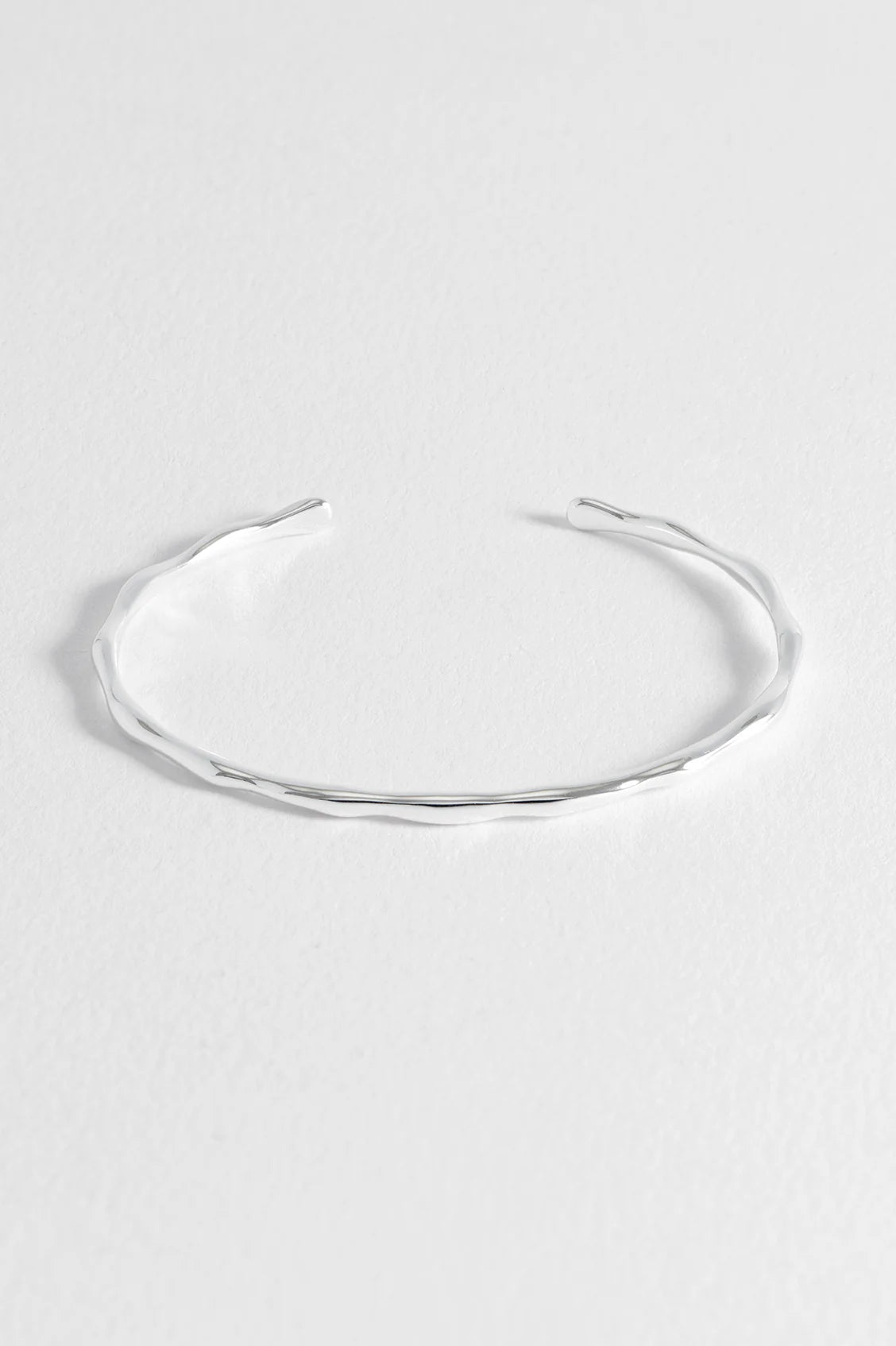 Open Molton Bangle - Silver Plated