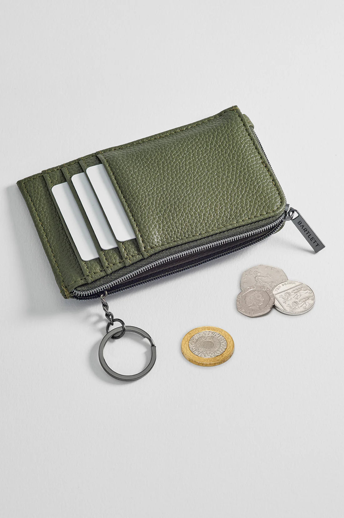 Men’s Zipped Card Holder - Khaki