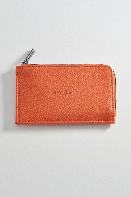 Men’s Zipped Card Holder - Orange