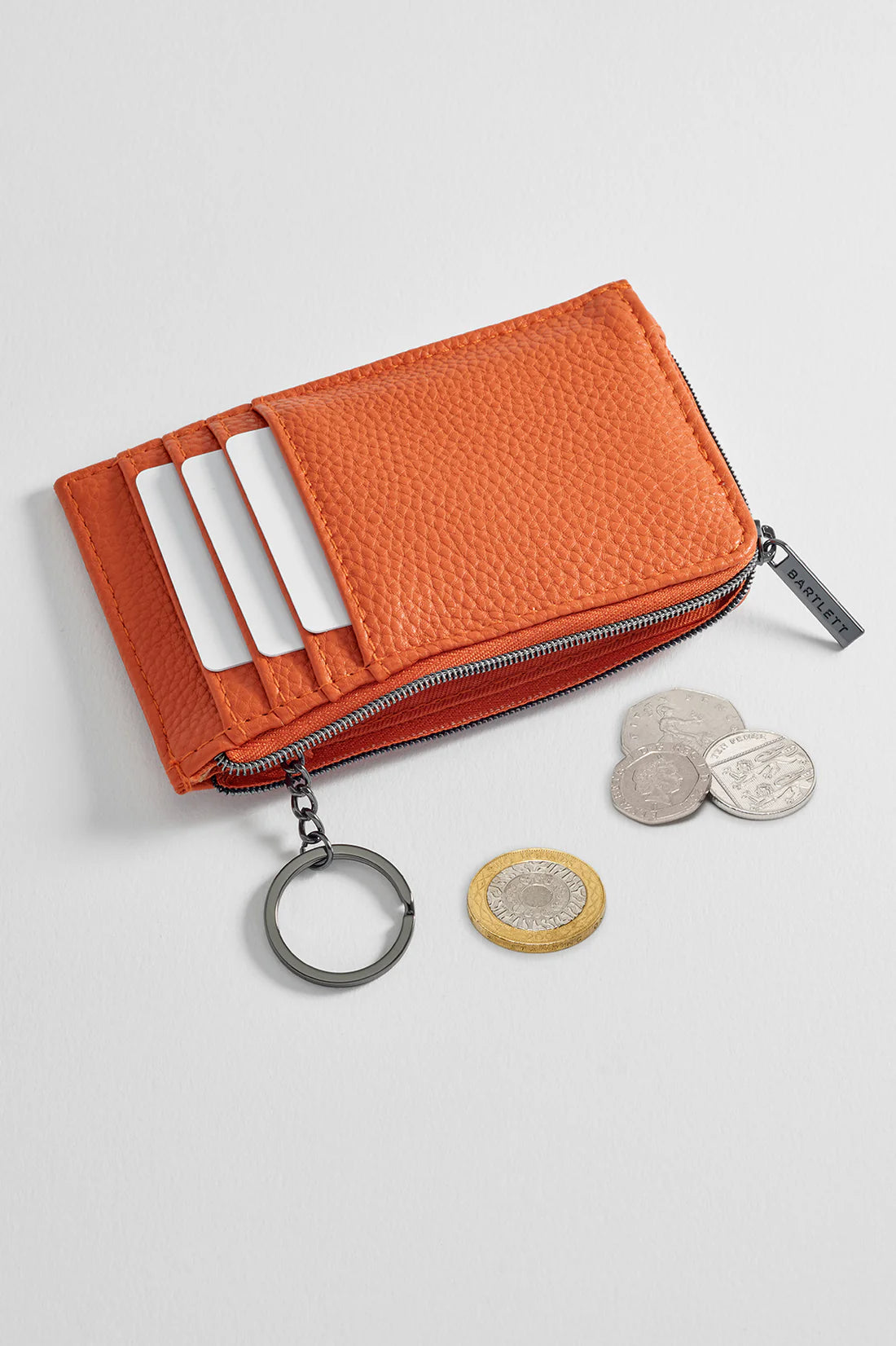 Men’s Zipped Card Holder - Orange