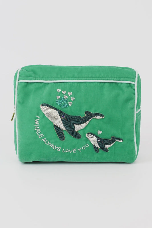 I Whale Always Love You Make Up Bag