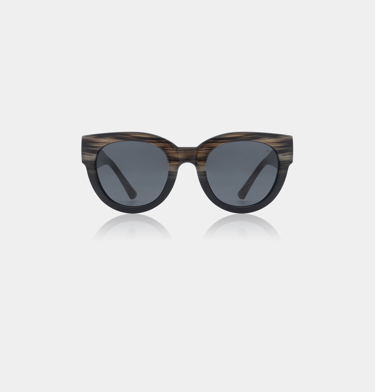 Lily Sunglasses - Striped Horn