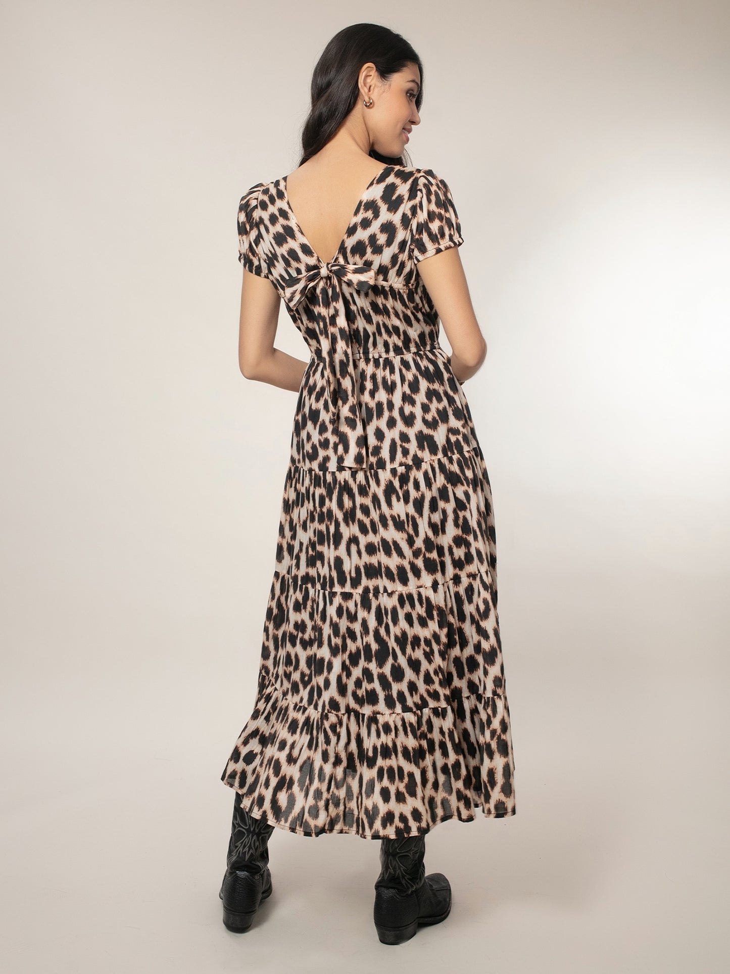 Martha Leopard Dress