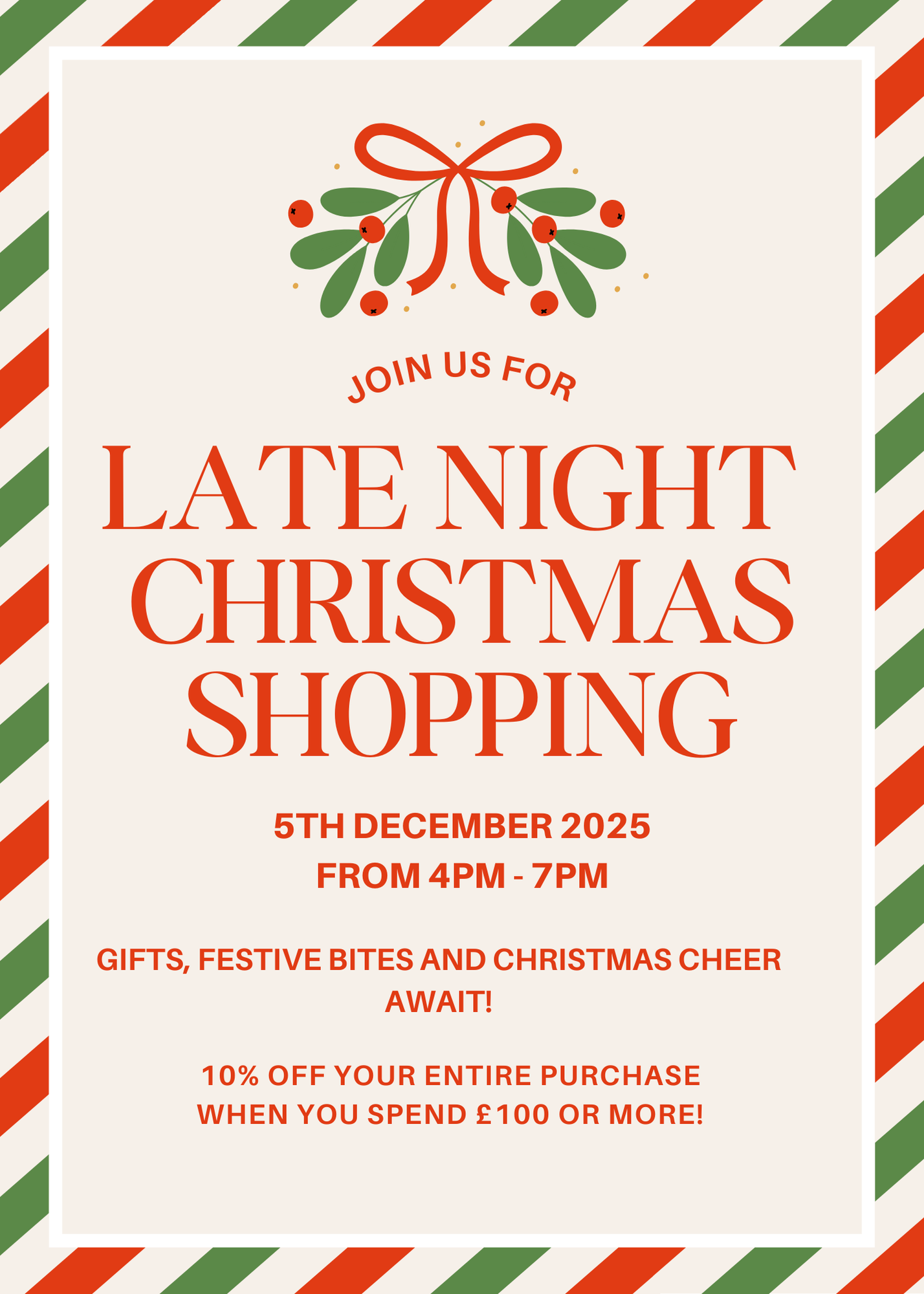 Late Night Christmas Shopping