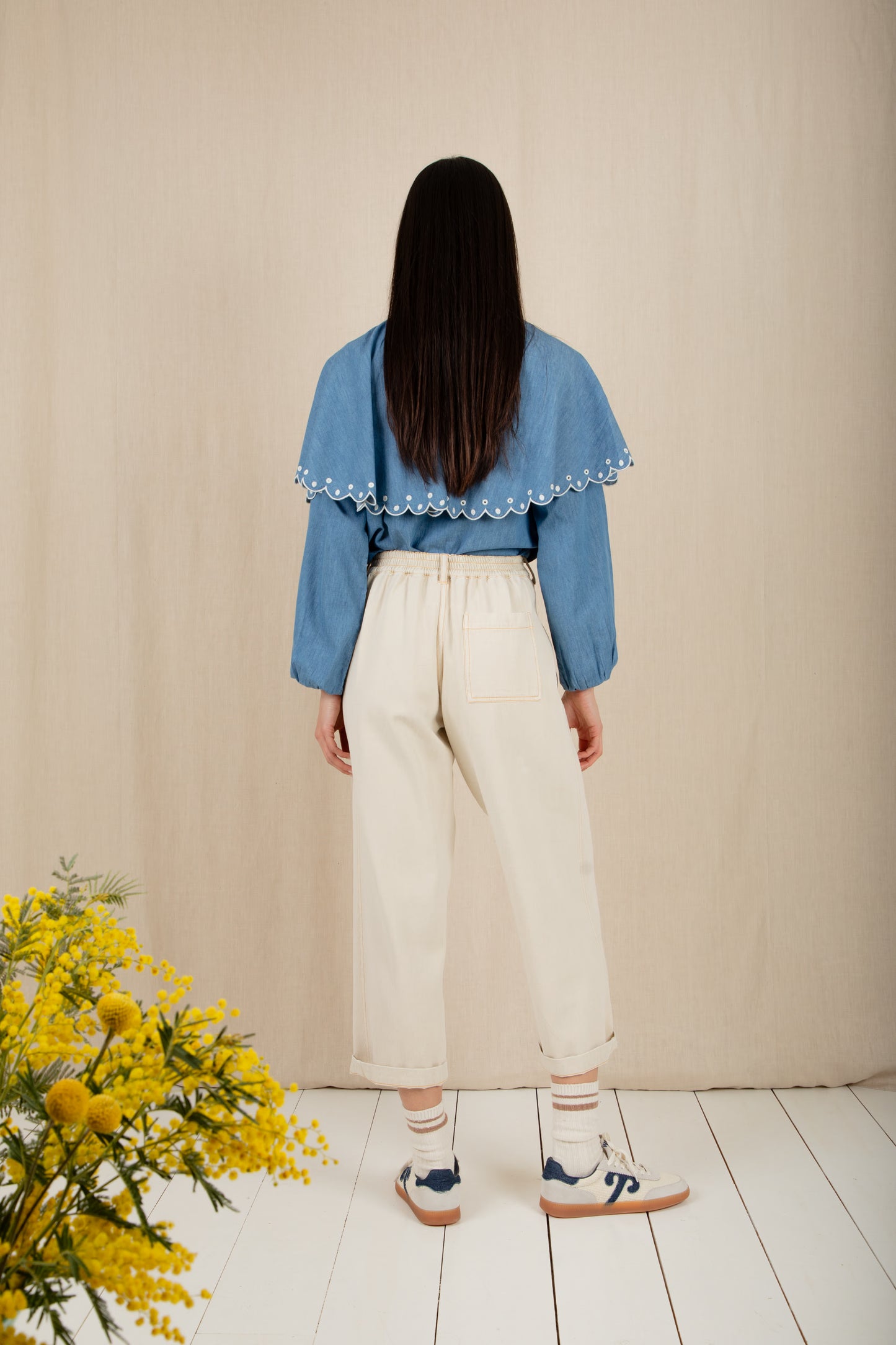 Nova Trousers in Stone