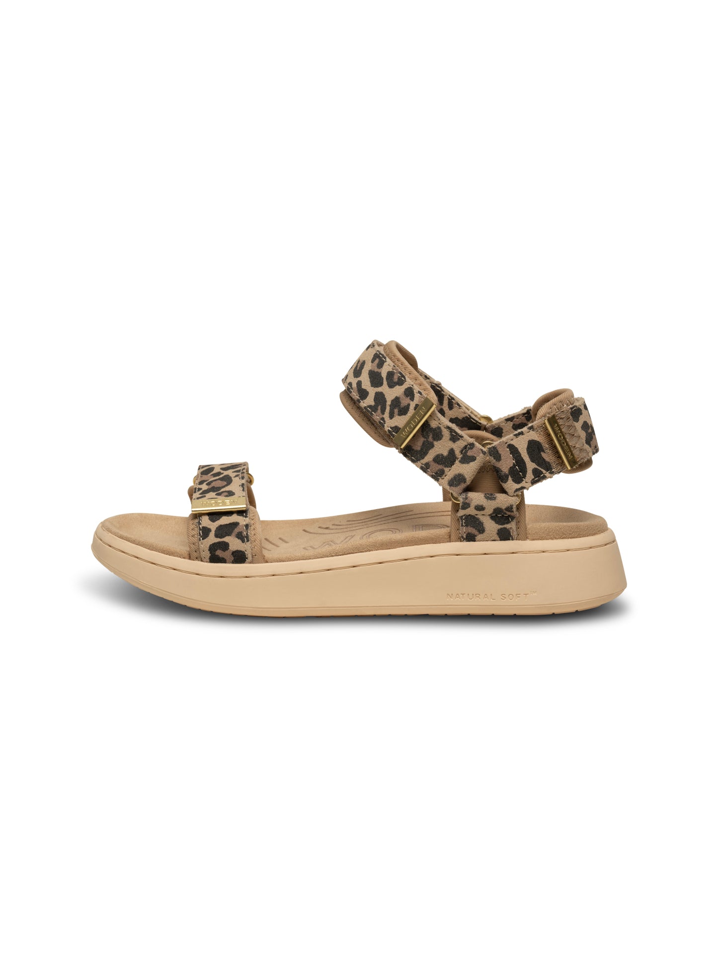 Line Suede Sandals