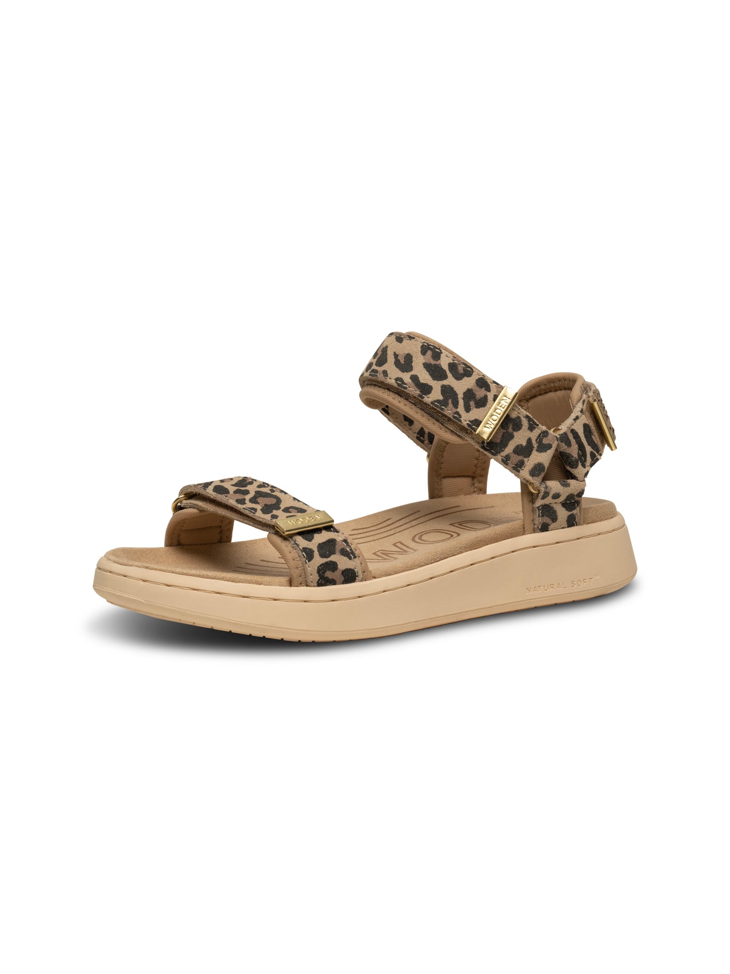 Line Suede Sandals