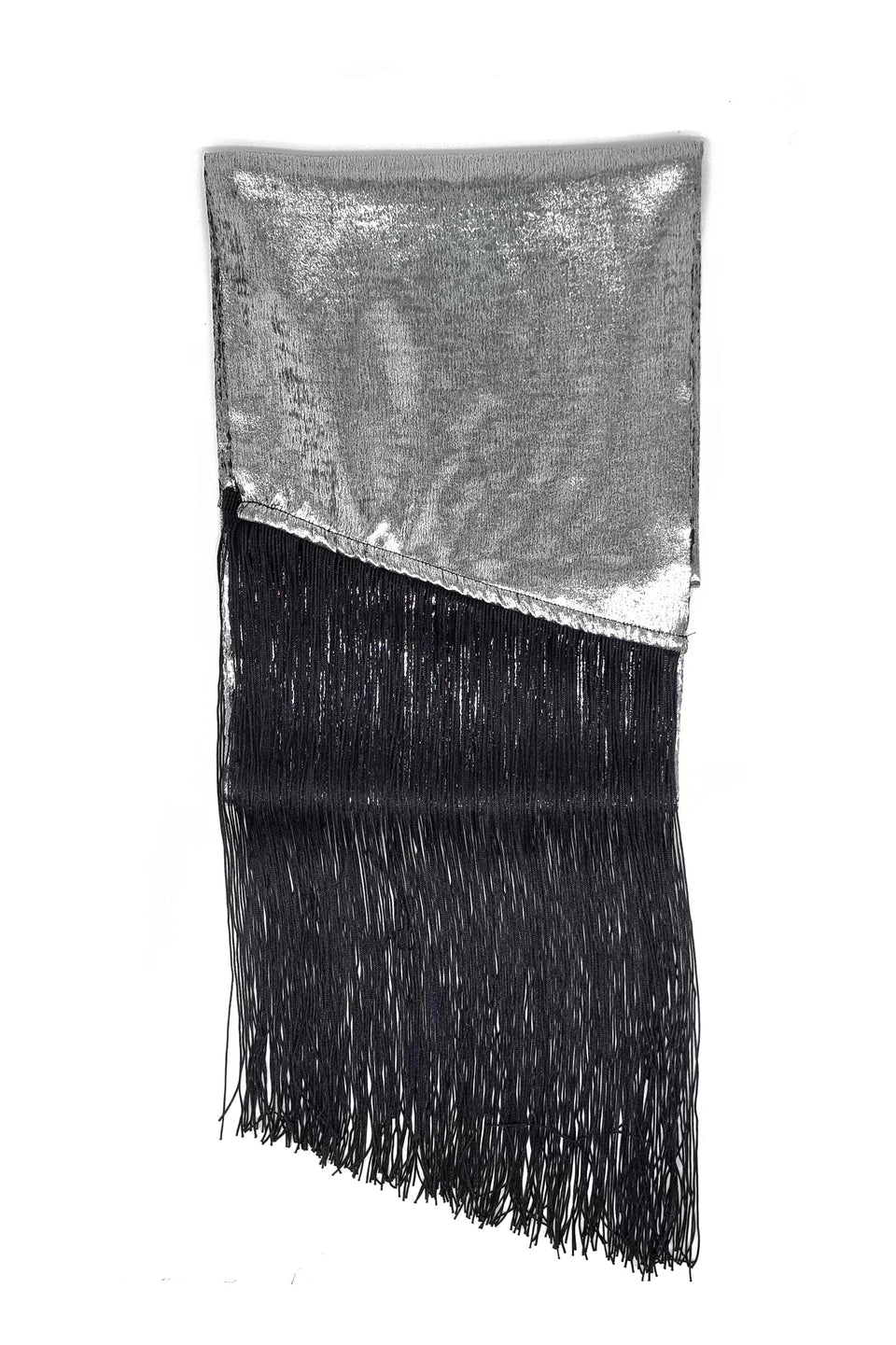 Stevie Lame Scarf in Silver