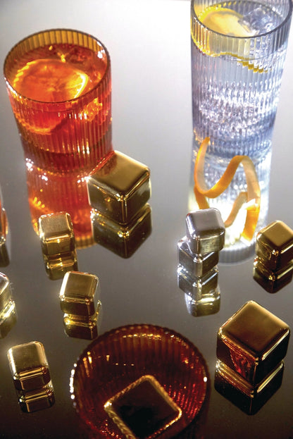 The Ruby Gold Cocktail Chillers, Pack of 4