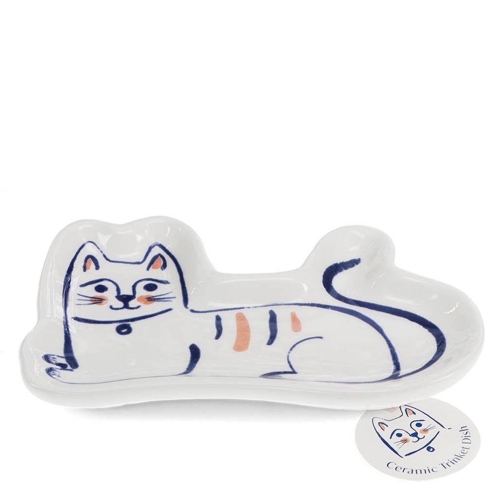 Ceramic trinket dish - Cat