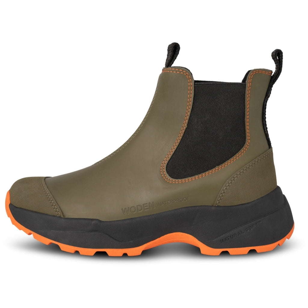 Siri Waterproof Boots - Dark Olive