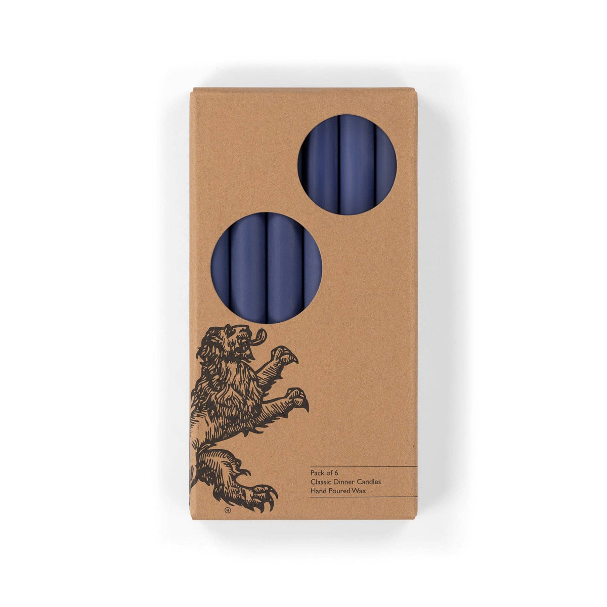 Midnight Blue Eco Dinner Candles