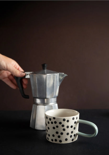 Mono Ditsy Spot Mug