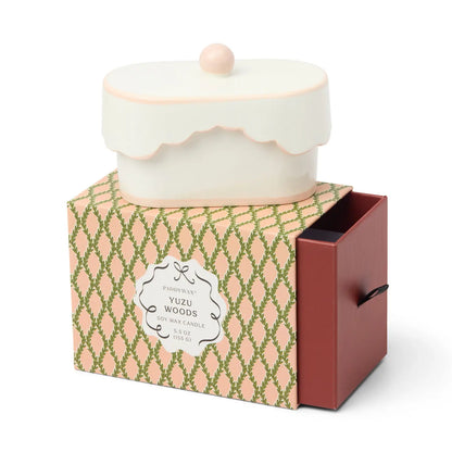 Ceramic Dish Candle - Yuzu Woods