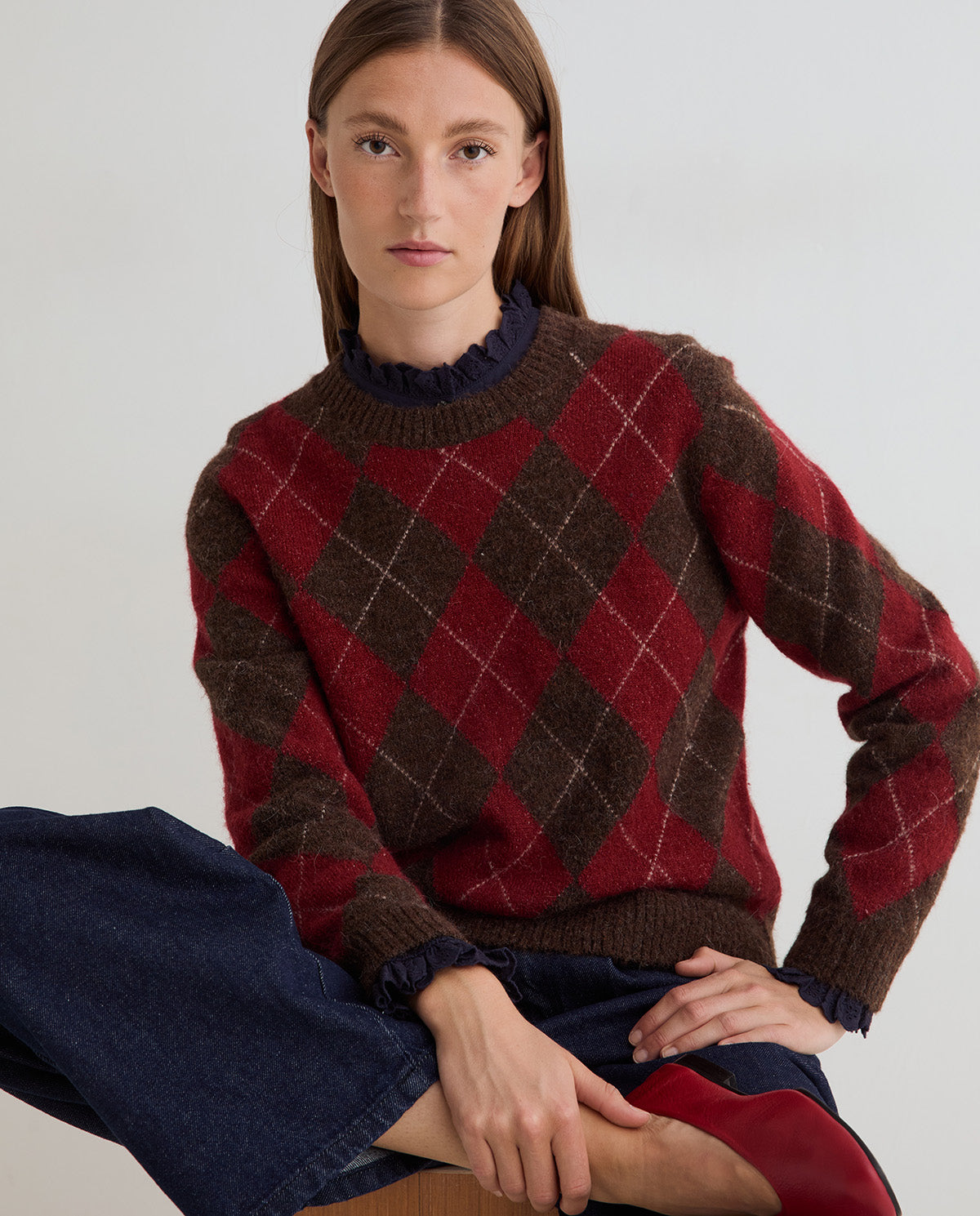 Diamond Knit Jumper