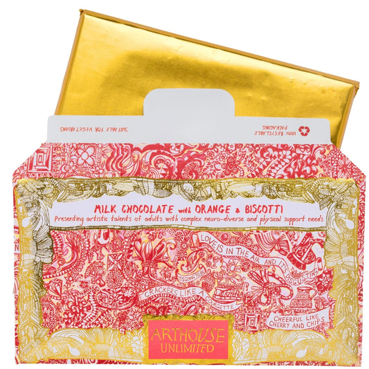 Milk Choc with Orange & Biscotti