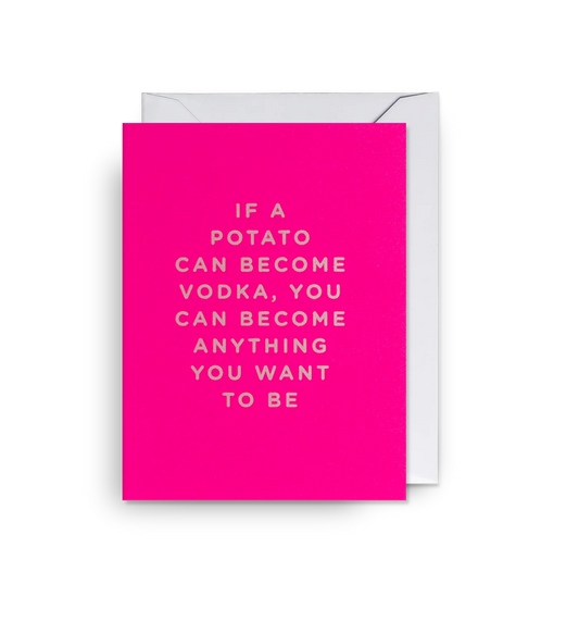 If A Potato Mini Card