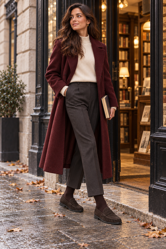 Another Trend Brown Suede Loafers