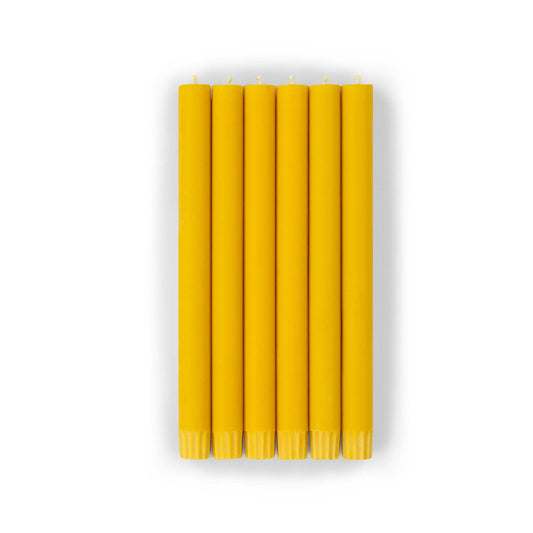 Bunting Yellow Eco Dinner Candles