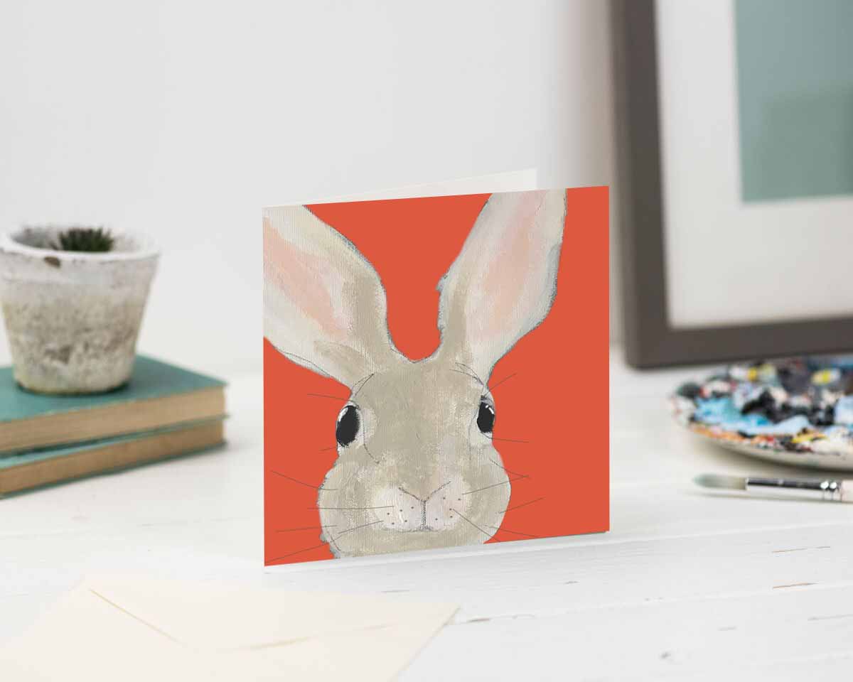 Buttons Bunny Card