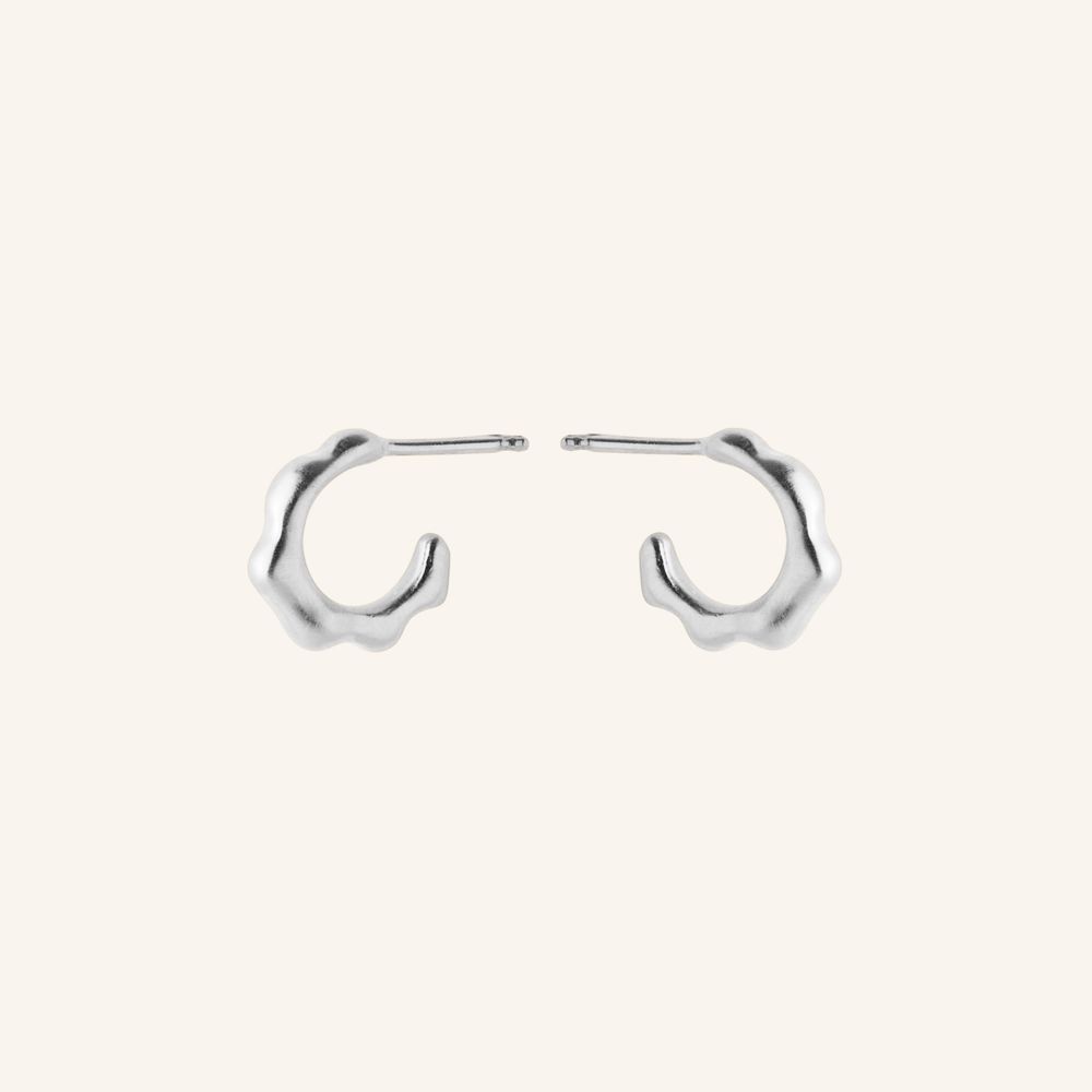 Small Aqua Hoops