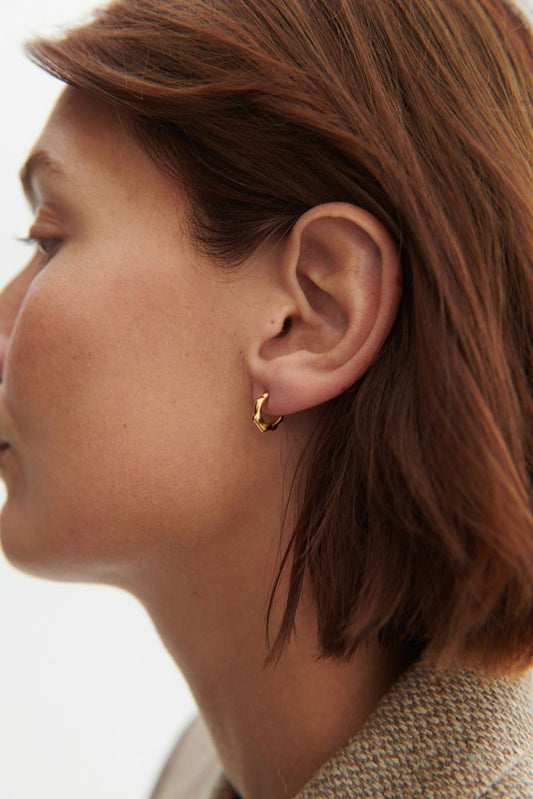 Small Aqua Hoops