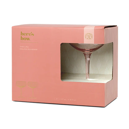 The Lou Coupe Glass, Set of 2