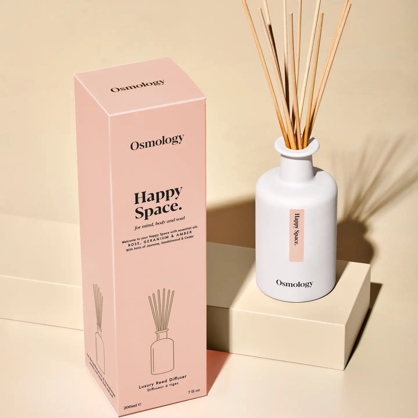Osmology Happy Space Luxury Reed Diffuser