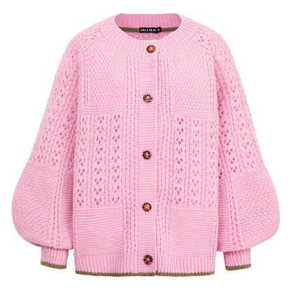 Cara & The Sky Brigit Cardigan, Blush