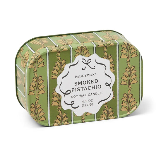 Printed Tin Candle - Smoked Pistachio
