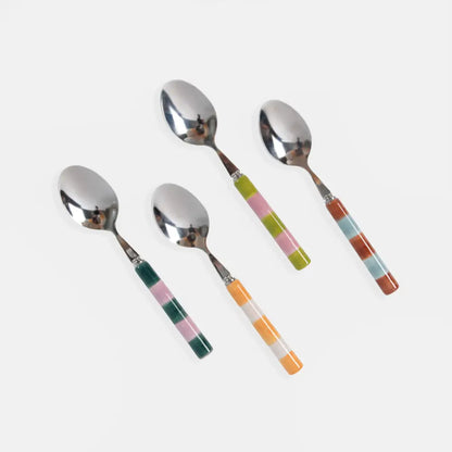 Caroline Gardner Striped Teaspoon Set