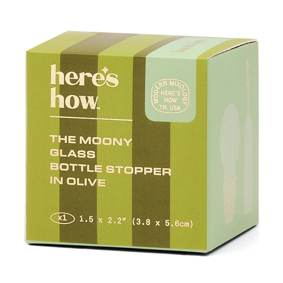 The Moony Glass Bottle Stopper