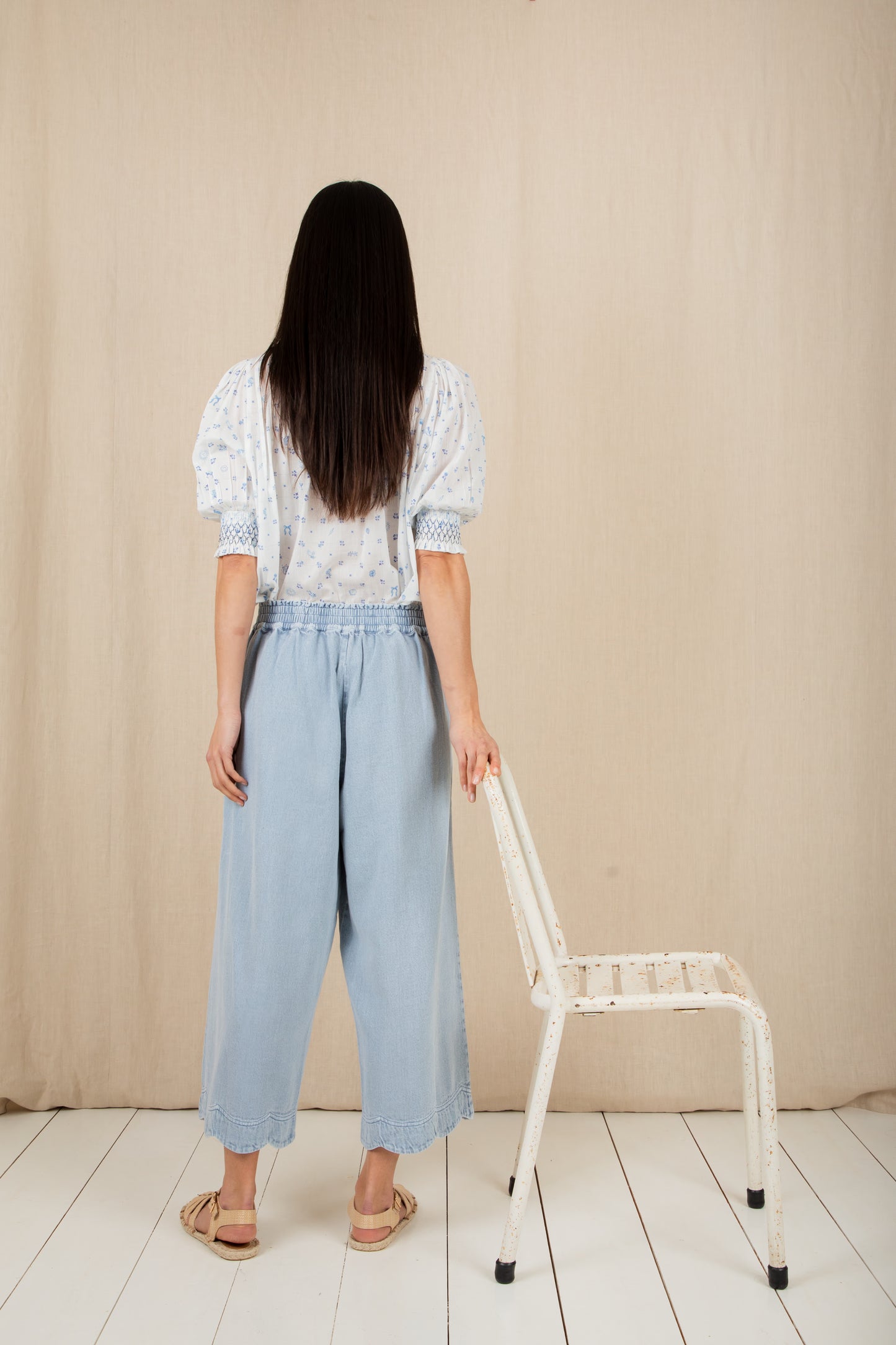 Aide Trousers - Ice Blue