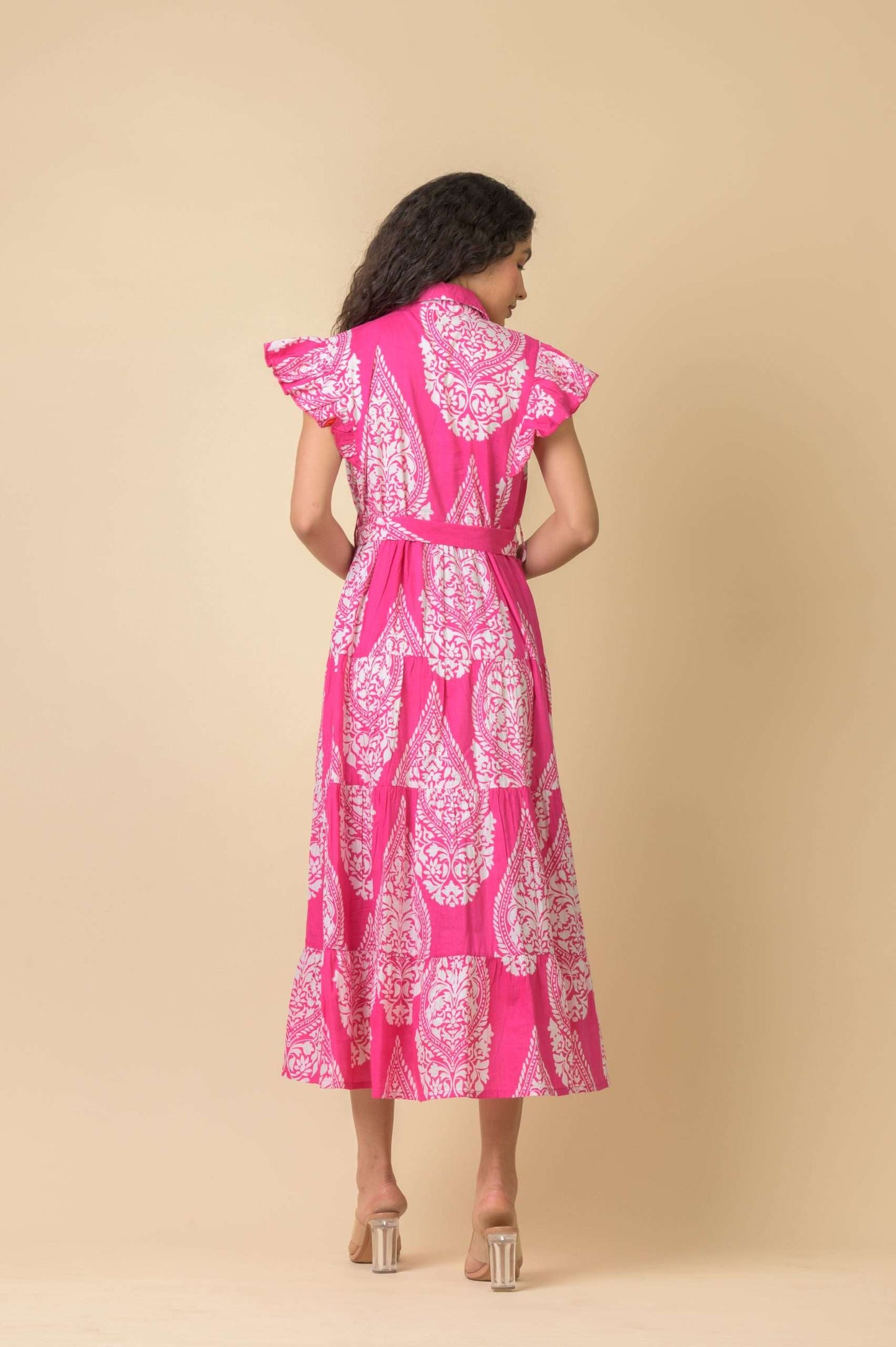 Longbeach Dress - Emperor Pink