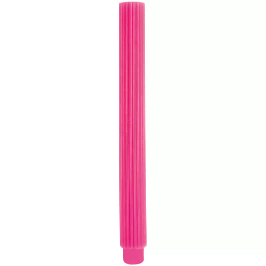 Scalloped Dinner Candle - Fuchsia