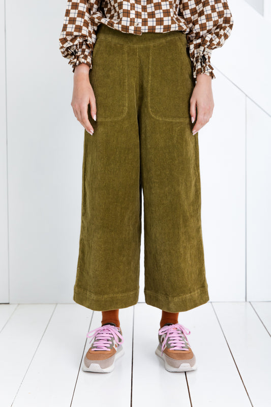 Bijou Olive Cords