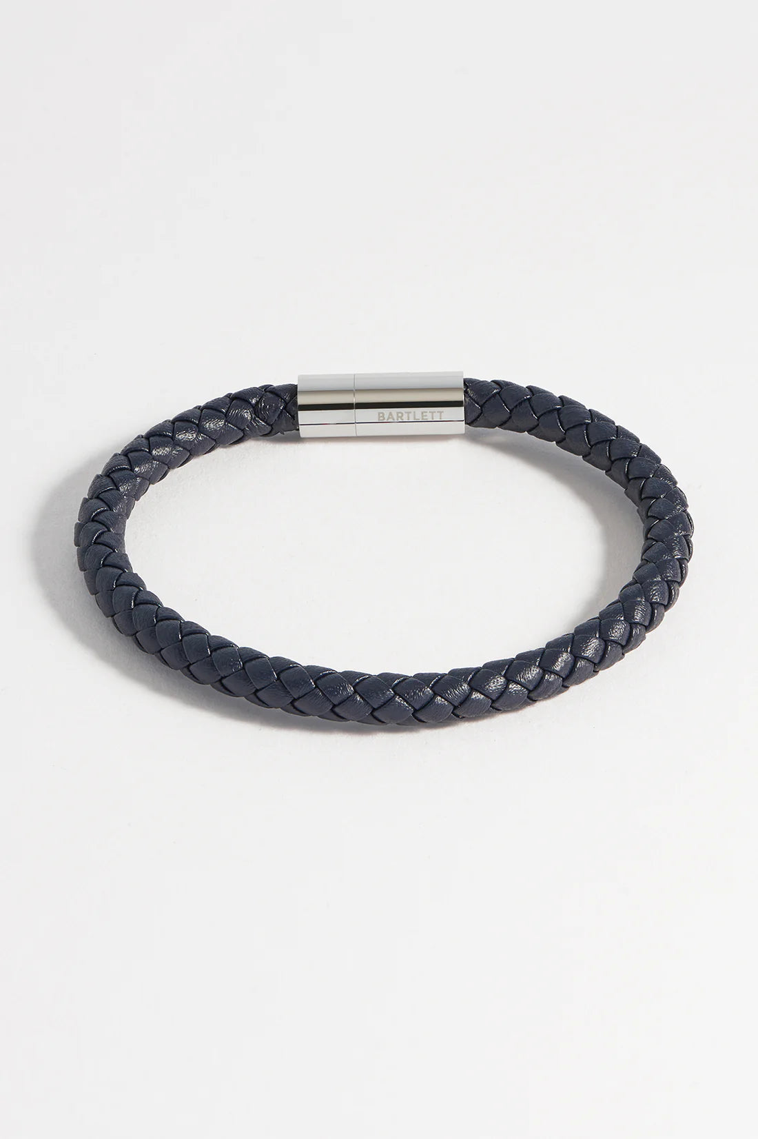 Navy Leather Bracelet