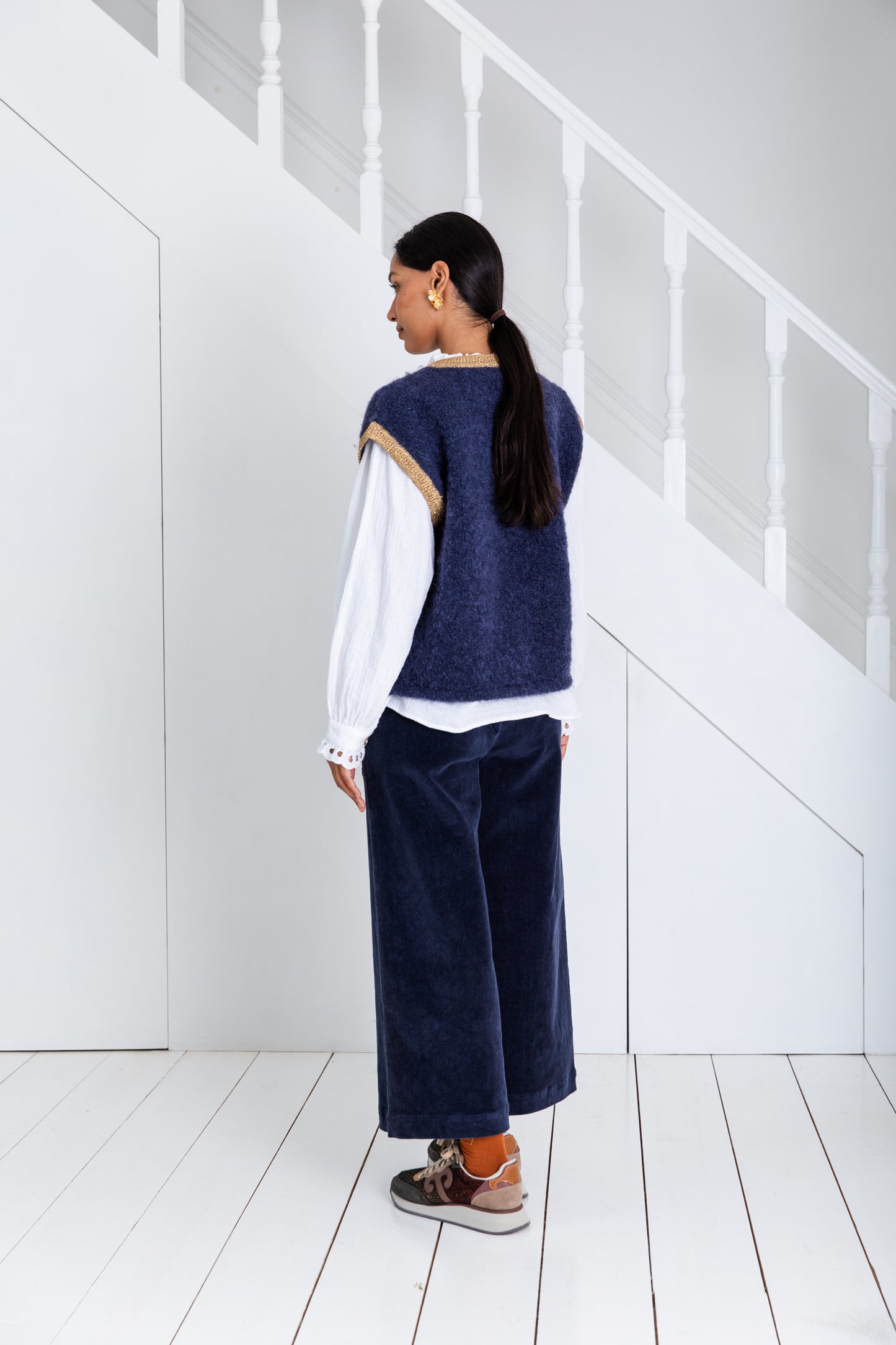 Earl Gilet in Navy