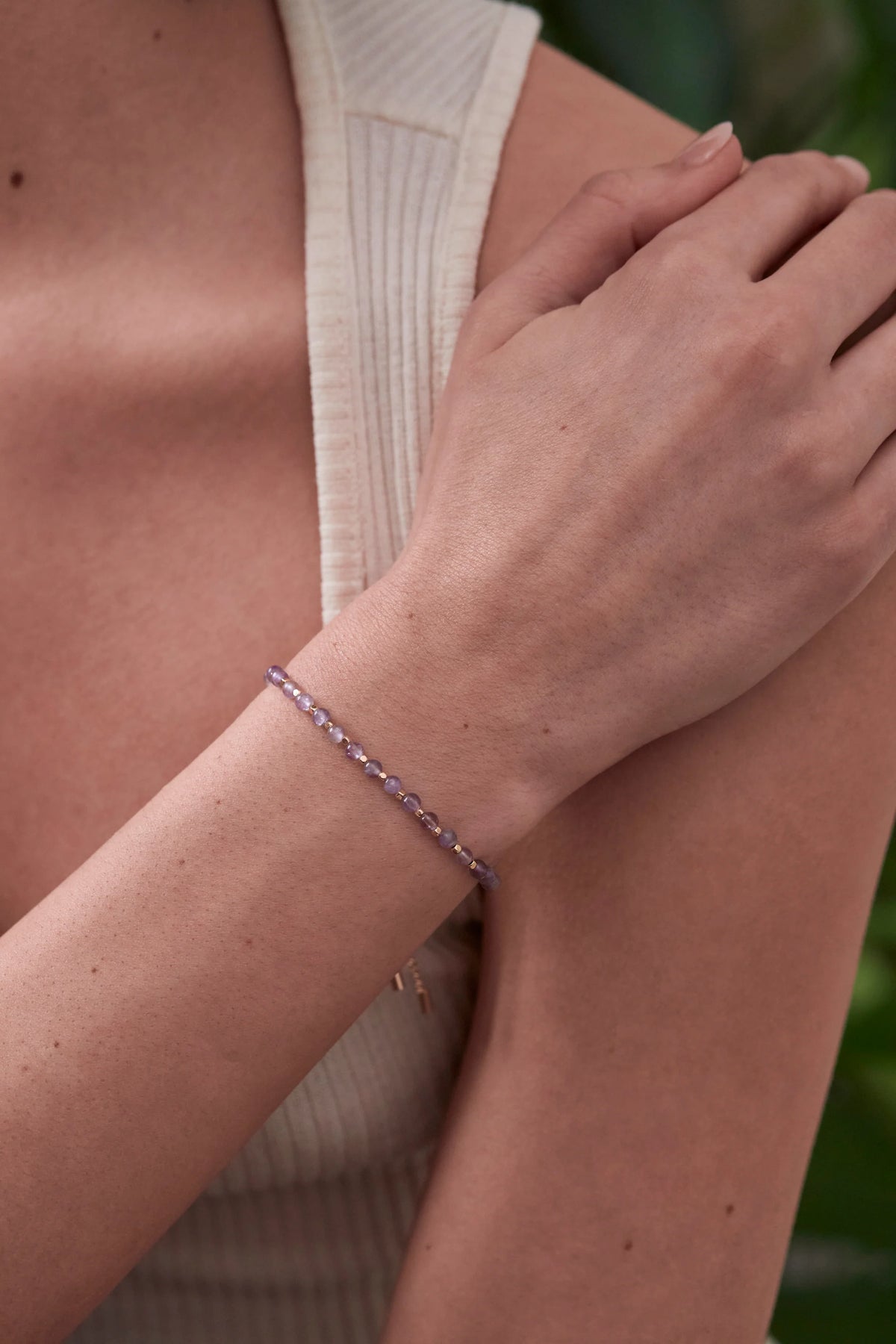 'Clarity' Amethyst Bracelet