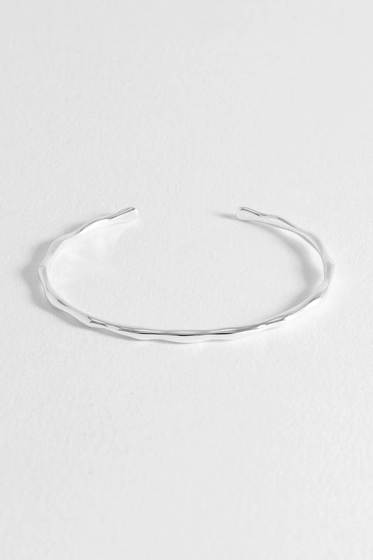 Open Molton Bangle - Silver Plated